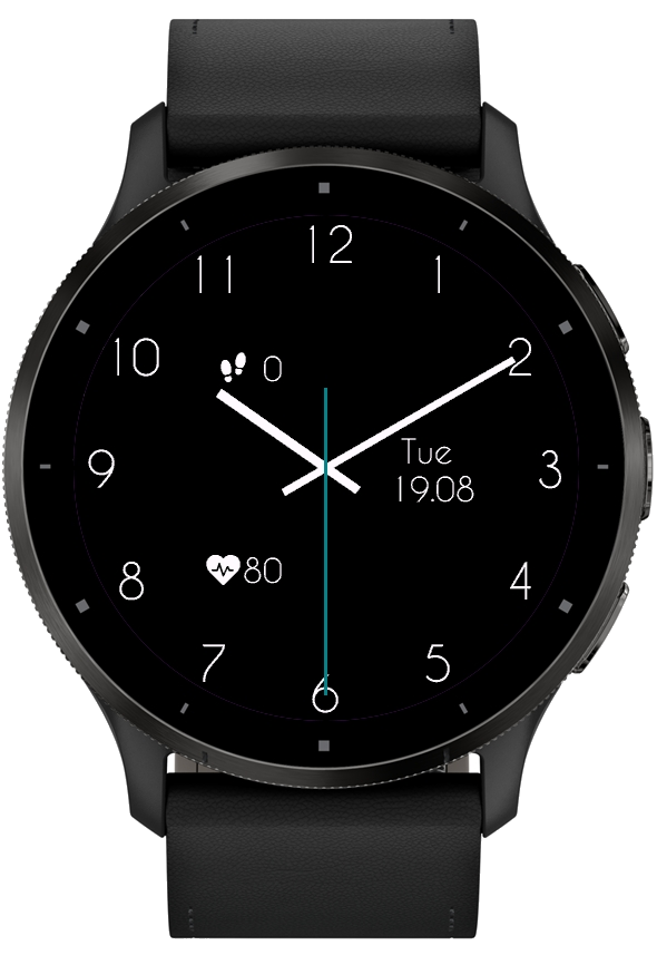 Linear Analog watch face