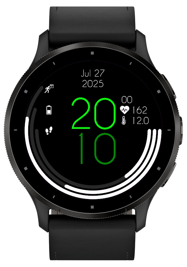 Linear Orbit watch face