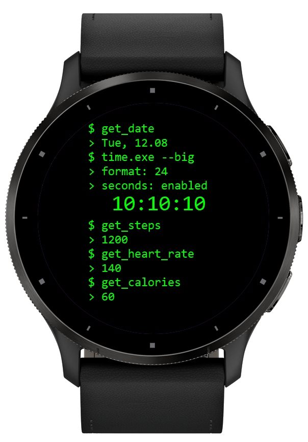 Terminal watch face